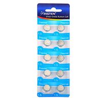 Insten SR44SW Silver Oxide Button Coin Battery (Pack of 10-Piece)