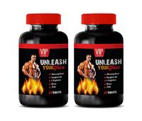 Testosterone preworkout - Unleash Your Drive - Stamina and Performance Boost - Energy Boost - Tribulus Bulk Supplements - 2 Bottles (120 Tablets)