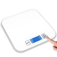 Bluetooth Smart Digital Bathroom Body Fat Composition Scale Monitor with Body Weight, BMI, Body Fat, Water, Skeletal Muscle, Bone Mass, Protein, Calorie and Body Age,White