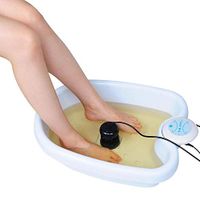 Personal Ionic Foot-Bath Machine Foot Cleanse Basin Detox with Tub Array for Home Beauty Salon Spa Health Care Stainless Steel Coils Preprogrammed Setting US Delivery