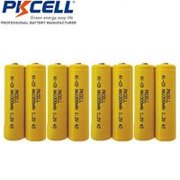 8 Pack AA NiCd 1000 mAh 1.2 V Button Top Rechargeable Batteries for Solar Lights