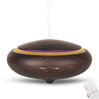 Daroma UFO Essential Oil Diffuser,150ml Aromatherapy Ultrasonic Cool Mist Humidifier with Remote Air Scent Room Office Gift, Fine Mist, Hidden Light, Dark