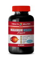 Eye Vitamins with Lutein Natural - Maximum Vision Support - Promotes Vision Health - Lutein Eye Vitamins - 1 Bottle 60 Capsules