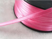 20y Have The Shiny Satin Bandwidth Ribbon Headband Clips Bow Wide 5mm (Watermelon Red)