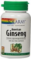 Solaray American Ginseng Root Capsules, 480 mg, 50 Count