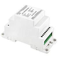 Semoic Led Power Repeater Din Rail Dc5V 12V 24V Input Led DMX Amplifier 4Ch Output Signal Amplifier Power Repeater Bc-964-Din