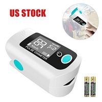 Pulse Oximeter Fingertip, Blood Oxygen Saturation Monitor for Pulse Rate with Lanyard - Suitable for Home, Exercise and Travel Use, Special situations are Most Important for Their own Safety (White)