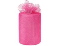 Pack Of 1, Solid Beauty Glimmer Tulle Ribbon 6" X 100 Yards For Special Occasions Such As Christmas & Weddings