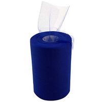 Royal Blue Tulle Wedding Reception Decor - 6" x 100 Yards, Healthcare Workers Support Ribbon, Easter, Fabric Netting Ribbon, Christmas, Wreath, Garland, Swag, Streamers, Gift Wrapping, Bows