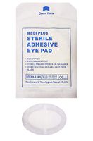 Pack of 100 Medi Plus Adhesive Oval-Shaped Eye Pads