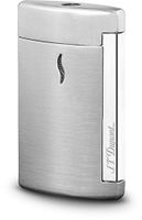 S.T. Dupont Minijet 2 Brushed Chrome Torch Flame Jet Lighter / 010504