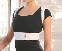 PTM Wellbrace - Adjustable Back-Posture Corrector - Elastic - Different Sizes & Adjustable for Custom Fitting & Comfort -for Cervical, Thoracic and/or Lumbar Pain - for Women & Men (X-Large)
