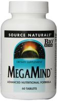 Source Naturals MegaMind Advanced Nutritional Formula & Dietary Supplement - 60 Tablets
