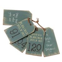 Midwest - CBK 4 Rules 4 Your Dreams Gift Tags Set of 5
