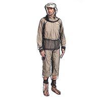 YUIOP Mosquito Suit, Lightweight High Density Mesh Insect Net Yarn Repellent Camping Adventure Suits for Insect Midges Bee Hunting Black