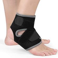 Healifty Ankle Brace for Plantar Fasciitis - Adjustable Ankle Support Lace up Compression Sleeve, for Sports, Sprains, Tendonitis Pain Relief for Women & Men Protective Strap