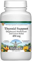Thyroid Support - Bugleweed, Motherwort and Lemon Balm - 450 mg (100 Capsules, ZIN: 511178) - 3 Pack
