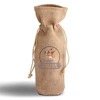 Cotton Custom Wine Gift Bag Mom Boxer Dog Housewarming & Party Accessories Jute Burlap Drawstring Design Only
