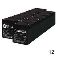 Mighty Max Battery ML5-12 - 12V 5AH Wheelchair Medical Mobility Rechargeable SLA AGM Battery - 12 Pack Brand Product