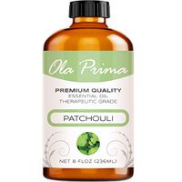 Ola Prima 8oz - Premium Quality Patchouli Essential Oil (8 Ounce Bottle) Therapeutic Grade Patchouli Oil
