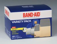 Assorted Band-Aid Kit - Comfort-Flex Sheer Strip Bandages - Assorted Sizes (1 Box) - AB-266-6-07