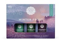 Woolzies 100% Pure Winter Frost Essential Oil Set of 3 | Incl. Peppermint, Eucalyptus & Cedarwood Oils | Highest Quality Aromatherapy Therapeutic Grade | For Diffusion Internal & Topical Use