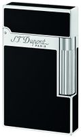 S.T. Dupont D-016296 Ligne 2 Lighter - Black Lacquer and Palladium