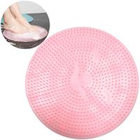 Lazy Foot Brush Scrubber Massager | Anti Slip Shower Mats | Bath Wash Cushion Tub Mat | Foot Acupressure Silicone Cleaner Pad | Foot Back Cleaner Exfoliator Pad