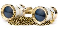BARSKA 3x25 Blueline Opera Glass with Necklace, Pearl White