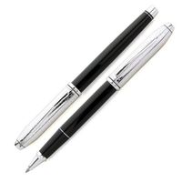 Cross Townsend Art Deco Tango Black Lacquer with Rhodium Tuxedo Selectip Rolling Ball Pen