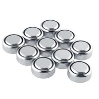 10pcs LR44 A76 Small Alkaline Battery Power Supply Button Battery Cell 1.5V