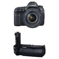 Canon EOS 5D Mark IV Full Frame Digital SLR Camera with EF 24-105mm f/4L IS II USM Lens Battery Bundle