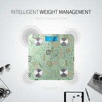 Caterpillar in Cartoon Style Electronic Scales Body Scale Digital Weighing Machine Tracks 8 Key Compositions Analyzer Sync with Fitness Apps 400 Lbs