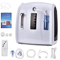 DFGHJ Portable Generator Concentrator Adjustable Flow 1L/min-6L/min Purity 30%-90% Breathing Home Use for Elders Seniors