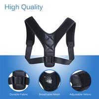 Back Posture Corrector Spinal Support for Women & Men - Clavicle Support Posture Trainer - Adjustable Shoulder Posture Straps Brace Relieves Upper Back & Shoulders Pain (L)
