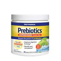 Enzymedica - Prebiotics Fermented Superfoods Drink Mix, Dietary Supplement to Boost the Power of Probiotics and Improve Digestion and Energy, Green Apple Flavor, Gluten Free, 30 Servings (210 Grams)
