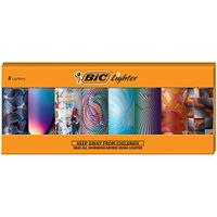 BIC Special Edition Geometric Series Lighters, Set of 8 Lighters