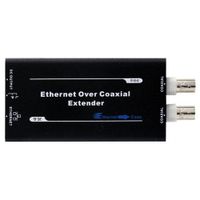 HDView Ethernet & Power Over Coax Adapter Converter, EoC PoC, BNC & RJ45 Jacks, Send Ethernet and PoE Power Signal 3200ft Over Coaxial Cable, Convert IP Cameras to Analog Cameras (Transmitter)