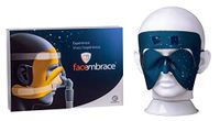 Facembrace Comfort Accessory with Eye Flap for Nasal CPAP Masks – No More Strap Marks, Dry Eyes, Skin Soreness – Washable, Compatible with Most Breathing Masks (Starry Sky, Large)