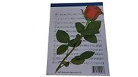 36 Count Letter Sheet Tablet, Notepad, Writing Tablet, (Musical Rose)