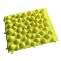 joyMerit 37x30CM Pebbles Foot Massager Cushion Comfort Relaxing Blood Circulation PAD - Yellow