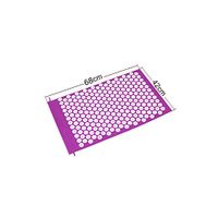 Cushion Mat Set for Body Head Acupressure Relieve Stress Pain Muscle Tension Spike Mats Pad and Pillow,Light Grey