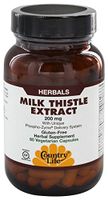Country Life Milk Thistle Extract, 200 mg - 60 Vegan Capsules