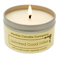 Wicked Good Hike 6oz Candle, Vanilla Soy Wax, Strong Scented, Premium Fragrance (Wicked Good Hike)