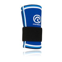 Rehband Blue Line Wrist Support - XLarge - Crossfit Wrist Band for Training, Team Sports, Weightlifting - Workout Accessories for Women + Men - 1 Adjustable Wrist Sleeve