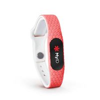 MyID Hive Medical ID - Store Medical Information for Free - Super Comfortable Silicone Material - Perfect for Those with Diabetes, Autism, Etc - Fits Kids & Adults - Black Pod (Coral M/L)