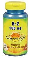 Vitamin B-2 250mg - Vegetarian, Yeast-Free - 100 - Tablet