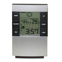 MSNDD Household Temperature Display Mini Clock Digital LCD Hygrometer