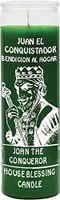 Indio Products John The Conqueror Green Candle - Silkscreen 1 Color 7 Day