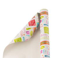 JAM PAPER Gift Wrap - Christmas Wrapping Paper - 25 Sq Ft - Christmas Collage - Roll Sold Individually